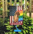 MHFCHO306 Dachshund LGBT Personalized Flag