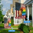 MHFCHO306 Dachshund LGBT Personalized Flag