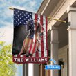THF0257 Dachshund Personalized Flag