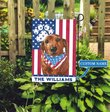 CHFD0407 Dachshund Personalized Garden Flag