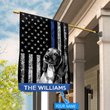 BIF1701 Dachshund Police Personalized Flag