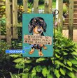 THF20072204 Dachshund-Welcome to our happy place Personalized Flag