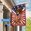 DIF3008-Dachshund Personalized Garden Flag-House Flag