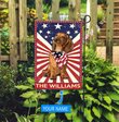 DIF3008-Dachshund Personalized Garden Flag-House Flag