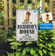 BIF2601 Here is Dachshund's House Personalized Garden Flag