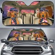 THC0111 Dachshund Car Sun Shade