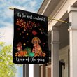 BIF20072903 Dachshund It Is The Most Time Of The Year Flag