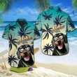 MHTCHO1103 - MHOCHO1103 Black Dachshund Aloha Hawaii Set