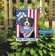 CHFD0403 Bernese Mountain Dog Personalized Garden Flag