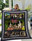 QUI16007 Bernese Mountain Dog Quilt Blanket
