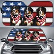 DIC5004-Bernese Mountains Car Sun shade