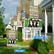 BIF2504 Bernese Mountains This Home Is Filled With Kisses Personalized Flag