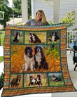 QUI16009 Bernese Mountain Dog Quilt Blanket