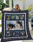 QUI16001 Bernese Mountain Dog Quilt Blanket
