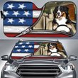 DIC4002-Bernese Mountains Car Sun shade
