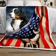 THQDOG54005 Bernese Mountain Dog Quilt Blanket