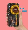 TUP0103 Horse Personalized Glass Phone Case