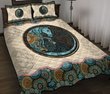 THE5056 Yin Yang dog horse Quilt Bed Set