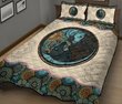 THE5056 Yin Yang dog horse Quilt Bed Set