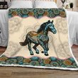 Horse Quilt Bed Set & Quilt Blanket THE20070701-THQ20070701