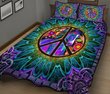 DIEH5004-HIPPIE-Horse Quilt Bed Set