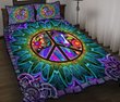 DIEH5004-HIPPIE-Horse Quilt Bed Set