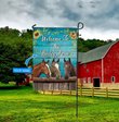 BIF20070912 Horses Welcome To The Farm Personalized Flag