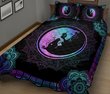 THE5063 Yin Yang Horse Quilt Bed Set