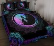 THE5063 Yin Yang Horse Quilt Bed Set