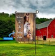THF20070401 Horse welcome to the Farm Personalized Garden Flag