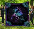 Horse Quilt Bed Set & Quilt Blanket THE20070706-THQ20070706