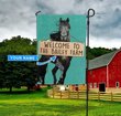 THF20072001 Horse - Welcome Personalized Garden Flag