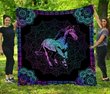 Horse Quilt Bed Set & Quilt Blanket THE20070704-THQ20070704