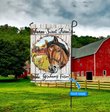 HUF2003 Horse Farm Sweet Farm Personalized Flag