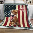 Chihuahua God Bless America Quilt Bed Set & Quilt Blanket