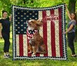 Chihuahua God Bless America Quilt Bed Set & Quilt Blanket