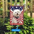 DIF3015-Bichon Frisé Personalized Flag