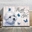 THD0104 Bichon Frisé Matte Canvas