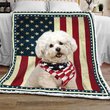 Bichon Frisé Quilt Bed Set & Quilt Blanket