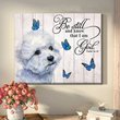 THD0104 Bichon Frisé Matte Canvas