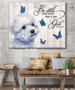 THD0104 Bichon Frisé Matte Canvas
