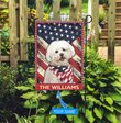 DIF4027-Bichon Frisé Personalized Flag