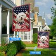 DIF4027-Bichon Frisé Personalized Flag