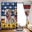 DIWD10004-Labrador Retriever WINDOW CURTAINS