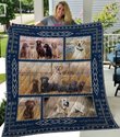 QUI37003 Labrador Retriever Quilt Blanket