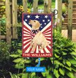 DIF3025-Labrador Retriever Personalized Flag