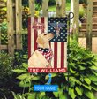 DIF7008-Labrador Retriever-Nurses- Personalized Flag