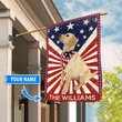 DIF3025-Labrador Retriever Personalized Flag