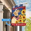 DIF12009-Labrador Retriever Personalized Flag