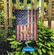 BIF20070905 Yellow Labrador Retriever Welcome To Our Paradise Personalized Flag